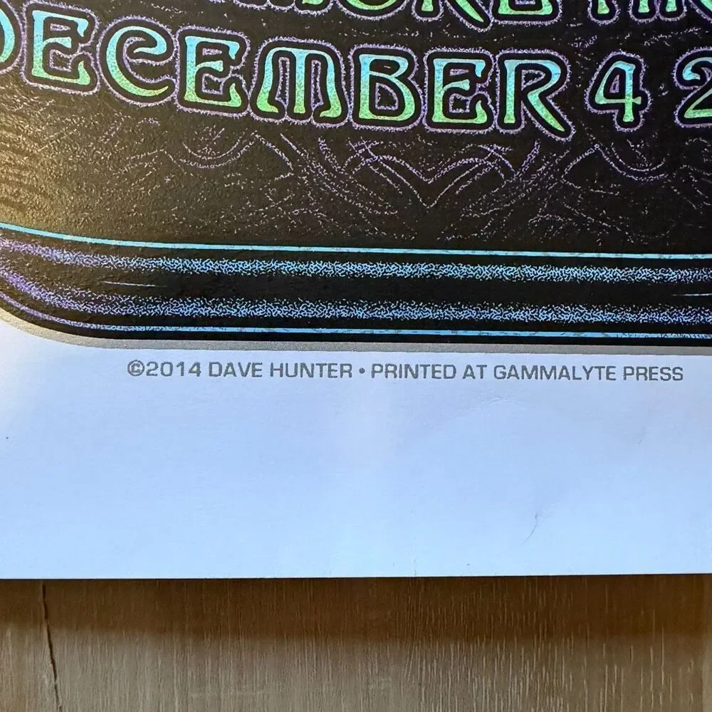 The Black Keys Baltimore Arena 2014 Concert Poster Signed By Dave Hunter 269/275